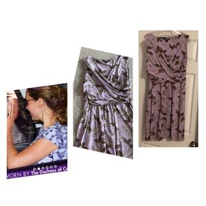 NWOT faux wrap floral midi dress